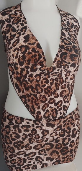 Leopard One piece ..Made by myself 💗 - Picture 1 of 1